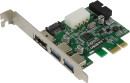Контроллер ORIENT NC-3U2219PE-SE, PCI-Ex, USB 3.0 2ext/2int (19pin) port + eSATA Power (сквозной SATA порт+питание), NEC D720201 chipset, разъем доп.п2