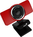 Веб-Камера Genius ECam 8000, red, Full-HD 1080p swiveling, tripod-ready design, USB, built-in microphone, rotation 360 degree, tilt 90 degree3