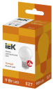 Iek LLE-G45-9-230-30-E27 Лампа светодиодная ECO G45 шар 9Вт 230В 3000К E272