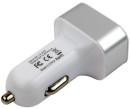 Автомобильное зарядное устройство Cablexpert MP3A-UC-CAR17 1A/2А/2.1А белый2