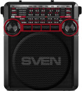 АС SVEN SRP-355, красный (3 Вт, FM/AM/SW, USB, SD/microSD, фонарь, встроенный аккумулятор)3