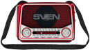 АС SVEN SRP-525, красный (3 Вт, FM/AM/SW, USB, microSD, фонарь, встроенный аккумулятор)2