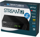 Perfeo DVB-T2/C приставка "STREAM-2" для  цифр.TV, Wi-Fi, IPTV, HDMI, 2 USB, DolbyDigital, пульт ДУ2