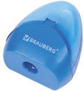 Точилка BRAUBERG BELL с контейнером, пластиковая, конусообразная, цвет корпуса ассорти, 2269372