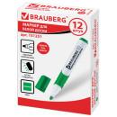 Маркер для доски BRAUBERG 151251 5 мм зеленый 12шт2