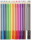 Набор цветных карандашей BRAUBERG "Бабочки" 18 шт 176 мм2
