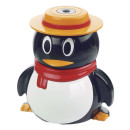 Точилка BRAUBERG "Пингвин" 223569 пластик разноцветный