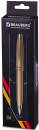 Ручка шариковая поворотная BRAUBERG "Oceanic Gold" бизнес-класса 140722 синий 1 мм2