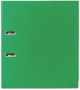 Папка-регистратор BRAUBERG с покрытием из ПВХ, 80 мм, с уголком, зеленая (удвоенный срок службы), 2271933