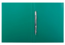 Папка с металлическим скоросшивателем BRAUBERG стандарт, зеленая, до 100 листов, 0,6 мм, 2216312