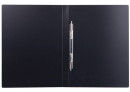 Папка с металлическим скоросшивателем BRAUBERG стандарт, черная, до 100 листов, 0,6 мм, 2216342