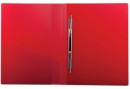Папка с металлическим скоросшивателем и внутренним карманом BRAUBERG "Contract", красная, до 100 л., 0,7 мм, 2217832