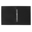 Папка с пластиковым скоросшивателем BRAUBERG "Office", черная, до 100 листов, 0,5 мм, 2226453