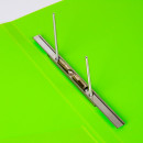 Папка с металлическим скоросшивателем и внутренним карманом BRAUBERG "Neon", 16 мм, зеленая, до 100 листов, 0,7 мм, 2274645