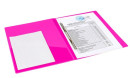 Папка с металлическим скоросшивателем и внутренним карманом BRAUBERG "Neon", 16 мм, розовая, до 100 листов, 0,7 мм, 2274663
