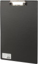Доска-планшет BRAUBERG "Comfort", с верхним прижимом, А4, 23х35 см, картон/ПВХ, Россия, черная, 222657