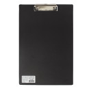 Доска-планшет BRAUBERG "Comfort", с верхним прижимом, А4, 23х35 см, картон/ПВХ, Россия, черная, 2226572