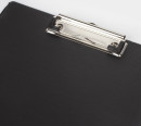 Доска-планшет BRAUBERG "Comfort", с верхним прижимом, А4, 23х35 см, картон/ПВХ, Россия, черная, 2226573