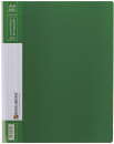 Папка 20 вкладышей BRAUBERG "Contract", зеленая, вкладыши-антиблик, 0,7 мм, бизнес-класс, 221774