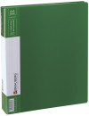 Папка 20 вкладышей BRAUBERG "Contract", зеленая, вкладыши-антиблик, 0,7 мм, бизнес-класс, 2217743