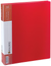 Папка 40 вкладышей BRAUBERG "Contract", красная, вкладыши-антиблик, 0,7 мм, бизнес-класс, 2217783