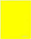 Папка 20 вкладышей BRAUBERG "Neon", 16 мм, неоновая желтая, 700 мкм, 2274492