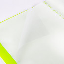 Папка 40 вкладышей BRAUBERG "Neon", 25 мм, неоновая, зеленая, 700 мкм, 2274525