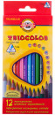 Набор цветных карандашей Koh-i-Noor TrioColor 3132012004KSRU 12 шт 175 мм утолщенные