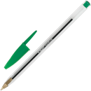 Ручка шариковая BIC "Cristal" зеленый 0.32 мм