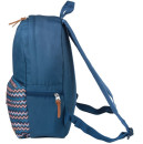 Рюкзак BRAUBERG, универсальный, сити-формат, синий, карман с пуговицей, 20 литров, 40х28х12 см, 2253522