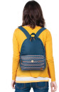 Рюкзак BRAUBERG, универсальный, сити-формат, синий, карман с пуговицей, 20 литров, 40х28х12 см, 2253525