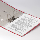 Папка-регистратор ESSELTE "Economy", с покрытием из полипропилена, 75 мм, красная, 11253P5