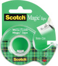 Клейкая лента 3M Scotch Magic 19мм x 7.5 м невидимая, на диспенсере, 56 мкм, 700050769742