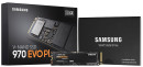 Твердотельный накопитель SSD M.2 250 Gb Samsung 970 EVO Plus Series Read 3500Mb/s Write 2300Mb/s 3D NAND TLC MZ-V7S250BW8