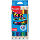 Набор цветных карандашей Maped Color Pep's 12 шт 175 мм двухсторонние2