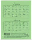 Тетрадь Зелёная обложка 24 л. HATBER, офсет, линия с полями, 24Т5B2 05112, T0922242