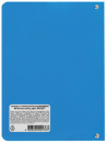 Тетрадь на кольцах, 80 л., BRAUBERG, А5, 160х205 мм, клетка, обложка пластик, "Голубой", 4032513