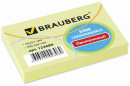 Блок самоклеящийся BRAUBERG 100 листов 76х51 мм желтый 122689