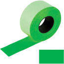 Этикет-лента 26х16 мм, прямоугольная, зеленая, комплект 5 рулонов по 800 шт., BRAUBERG, 128460