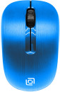 Мышь Oklick 525MW голубой оптическая (1000dpi) беспроводная USB (2but)