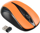 Мышь беспроводная Oklick 675MW чёрный оранжевый USB + радиоканал2