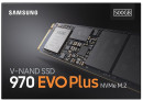 Твердотельный накопитель SSD M.2 500 Gb Samsung 970 EVO Plus Read 3500Mb/s Write 3200Mb/s 3D MLC MZ-V7S500BW5