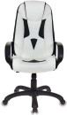 Кресло игровое Бюрократ VIKING-8/WH+BLACK белый/черный искусственная кожа2