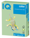 Бумага IQ color, А3, 160 г/м2, 250 л., пастель, зеленая, MG28