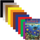 Набор цветного картона Hatber Подводный мир A4 10 листов