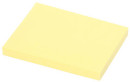 Блок самоклеящийся (стикеры) STAFF, 76х102 мм, 100 листов, желтый, код_1С2