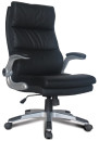 Кресло офисное BRABIX "Fregat EX-510", рециклированная кожа, черное, 5308633