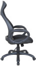 Кресло офисное BRABIX "Genesis EX-517", пластик черный, ткань/экокожа/сетка черная, 5315742