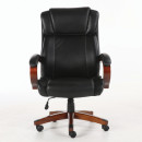 Кресло офисное BRABIX "Magnum EX-701", дерево, рециклированная кожа, черное2