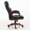 Кресло офисное BRABIX "Magnum EX-701", дерево, рециклированная кожа, черное3